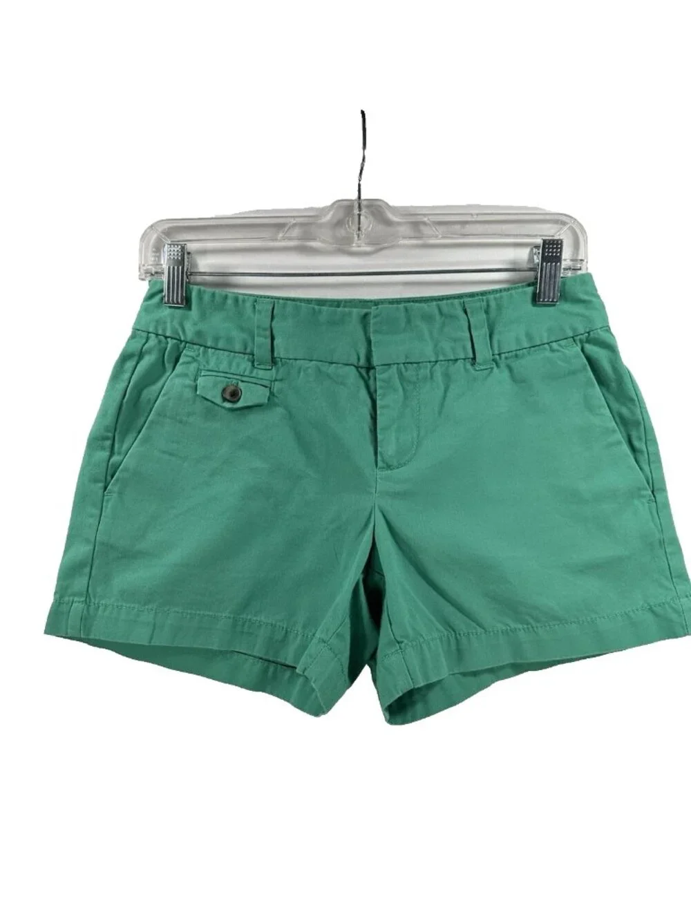 Ann Taylor Loft Short Shorts Green Women's Size 00 4
